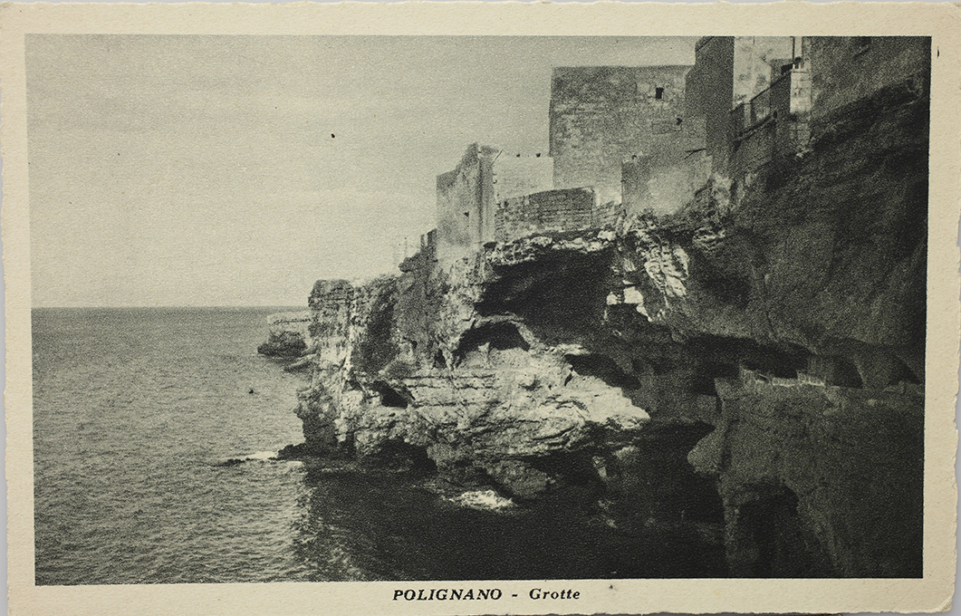 Polignano a Mare. Grotte (positivo) di Parisio, Giulio (XIX)