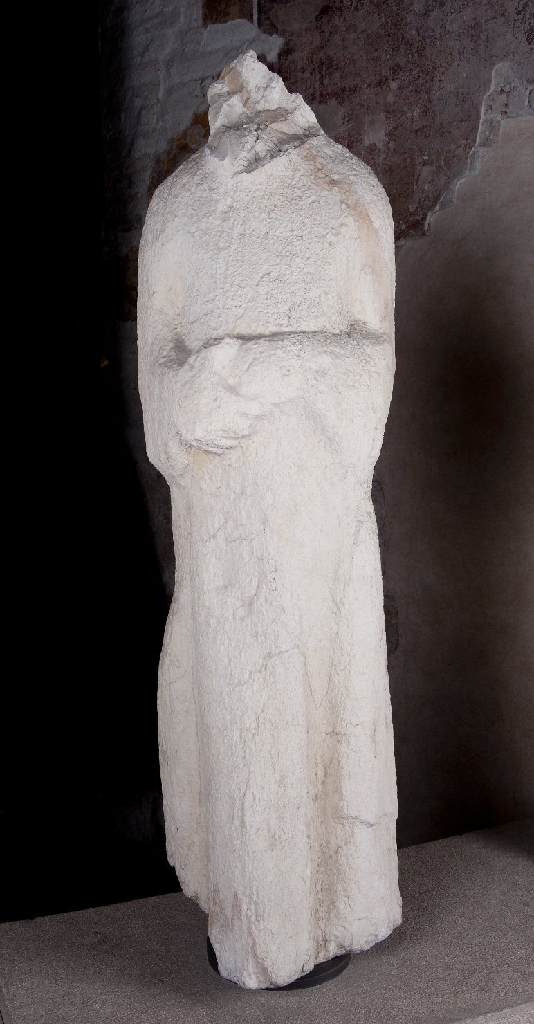 figura femminile (scultura) di Giovanni Pisano (bottega) (seconda metà sec. XIII)