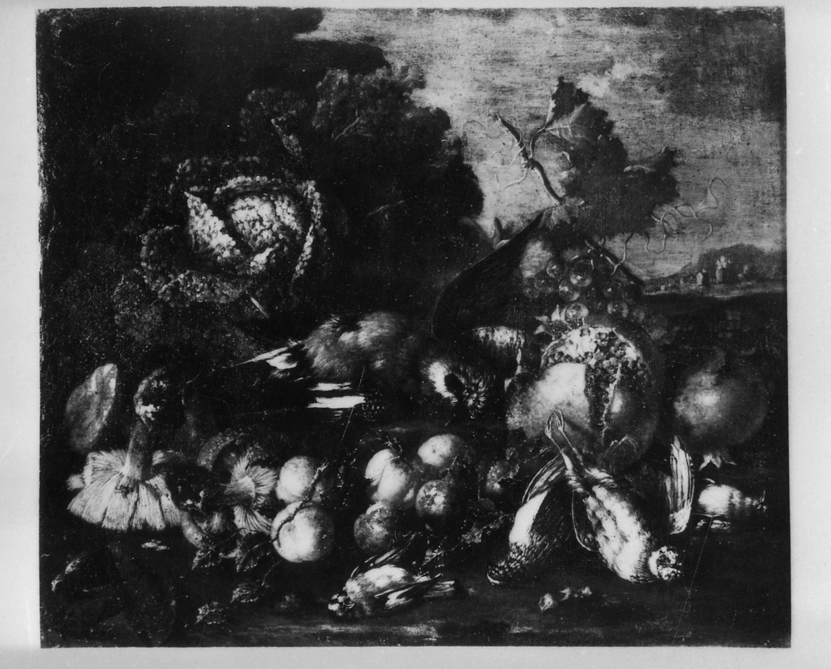natura morta con cacciagione (dipinto) - ambito toscano (seconda metà sec. XVII)