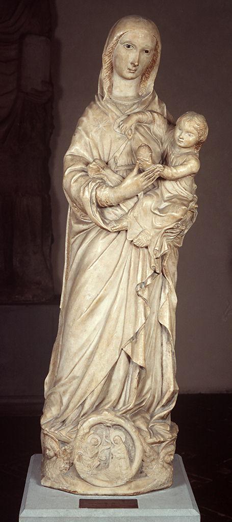 Madonna con Bambino (scultura) di Gagini Domenico (bottega) (seconda metà sec. XV)