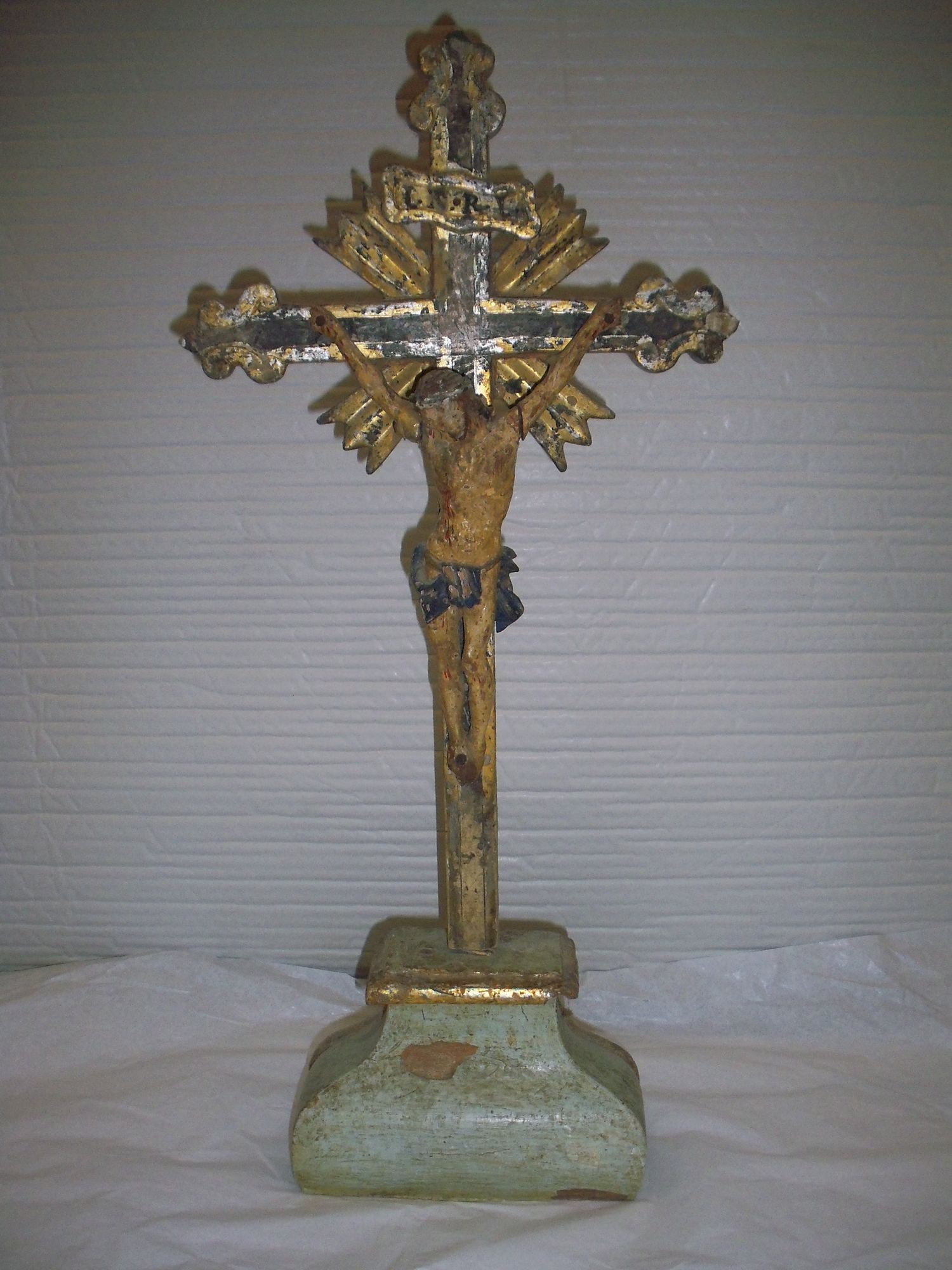 Gesu Cristo Crocifisso (croce d'altare, opera isolata) - bottega Italia centrale (XVIII)