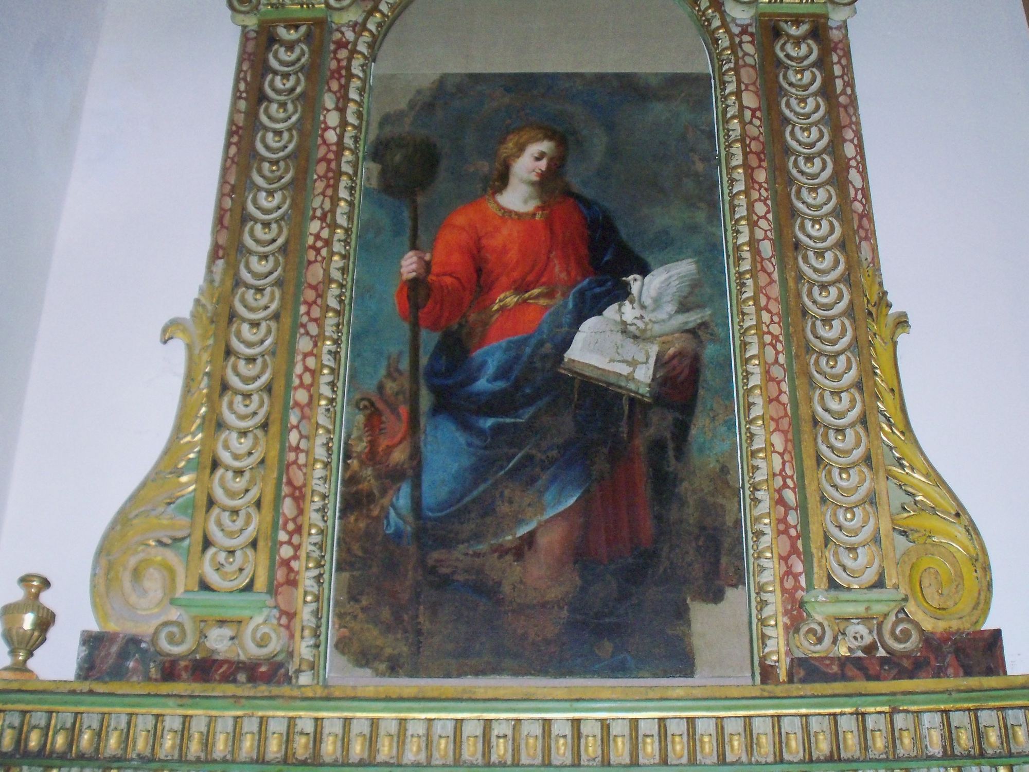 Santo (dipinto, elemento d'insieme) - bottega Italia centrale (XVIII)