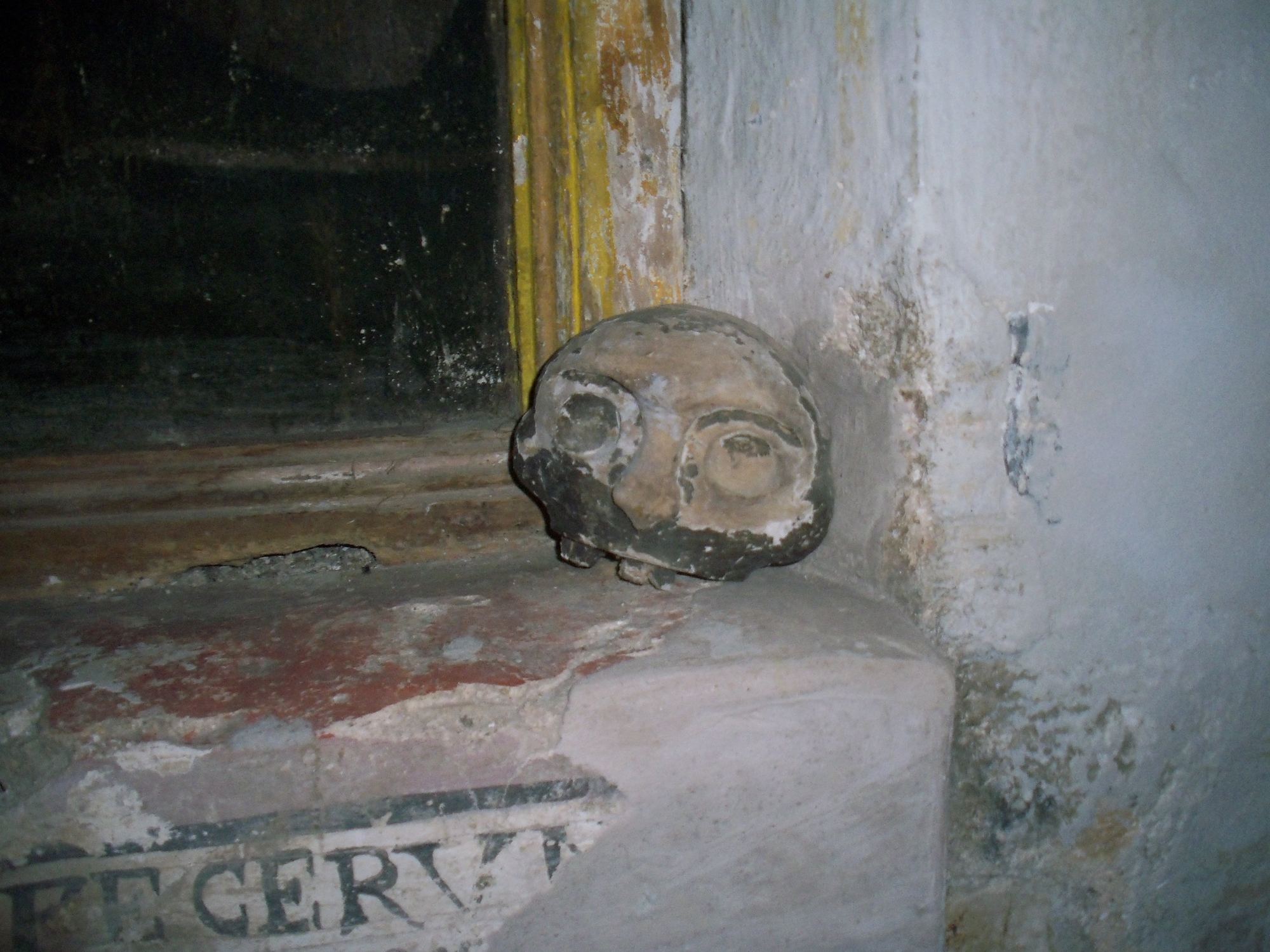 Teschio come simbolo della morte (scultura lignea, opera isolata) - bottega Italia centrale (XVIII)