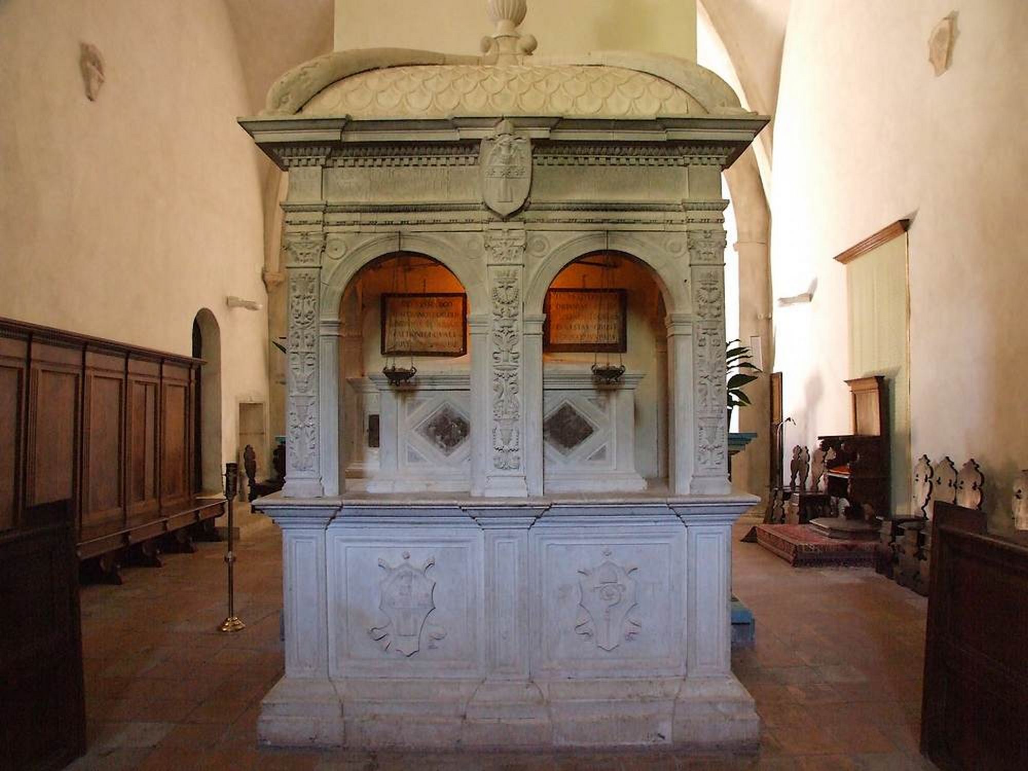monumento funebre, opera isolata di Rocco da Vicenza (attribuito) (XVI)