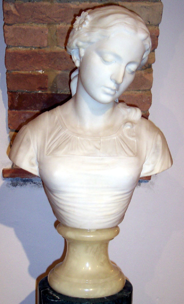 busto femminile (busto, opera isolata) di Bessi Mino (attribuito) (sec. XX)