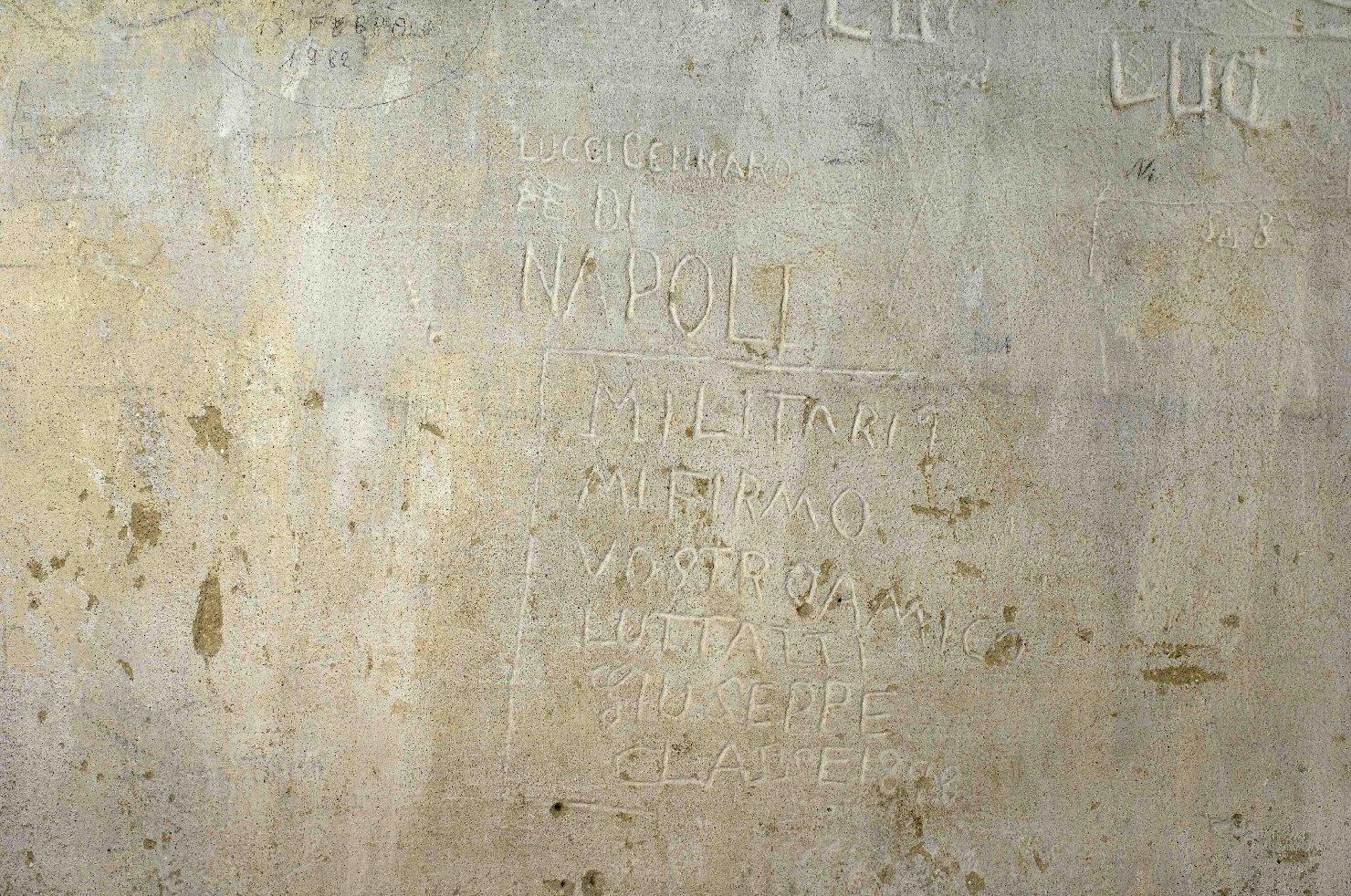decorazione a graffito - ambito toscano (ultimo quarto, primo quarto sec. XIX, sec. XX)