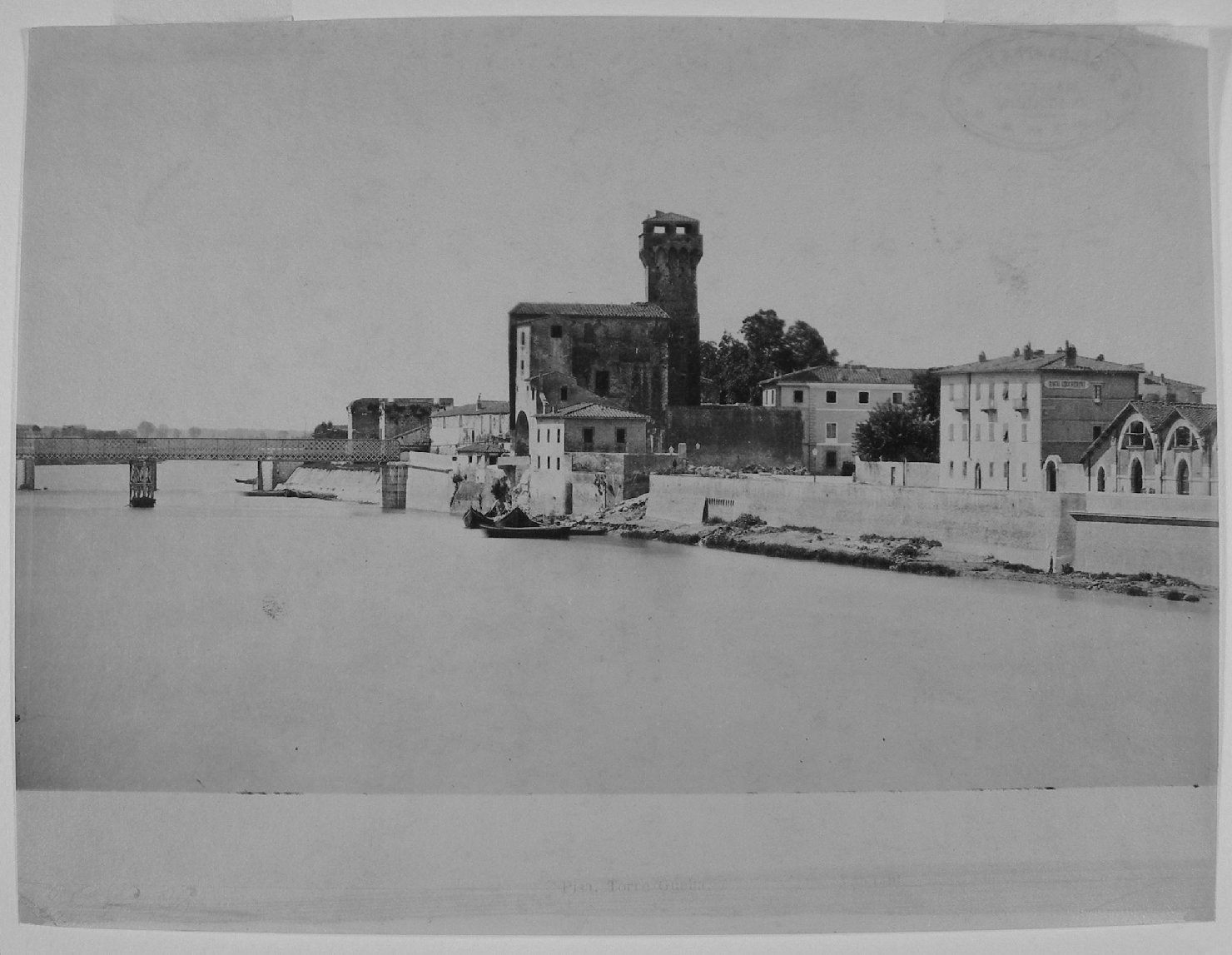 Arno (fiume) - Vedute (positivo) di Anonimo (XIX/ XX)