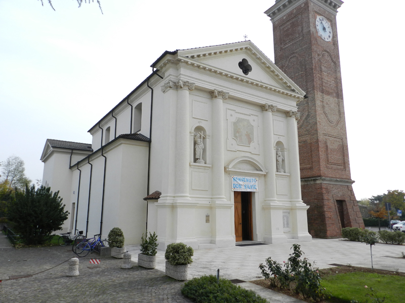 Complesso della chiesa e della campanile dei Santi Teonisto e compagni Martiri (chiesa, parrocchiale) - Trevignano (TV) 