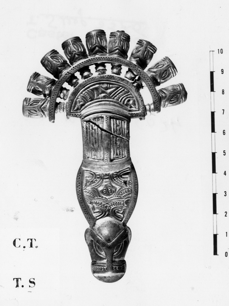 fibula ad arco - deposizione longobarda (prima metà sec. VII d.C)