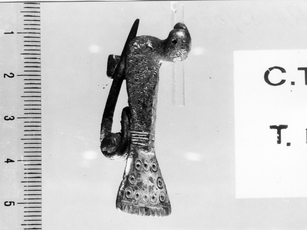 fibula - deposizione longobarda (prima metà sec. VII d.C)