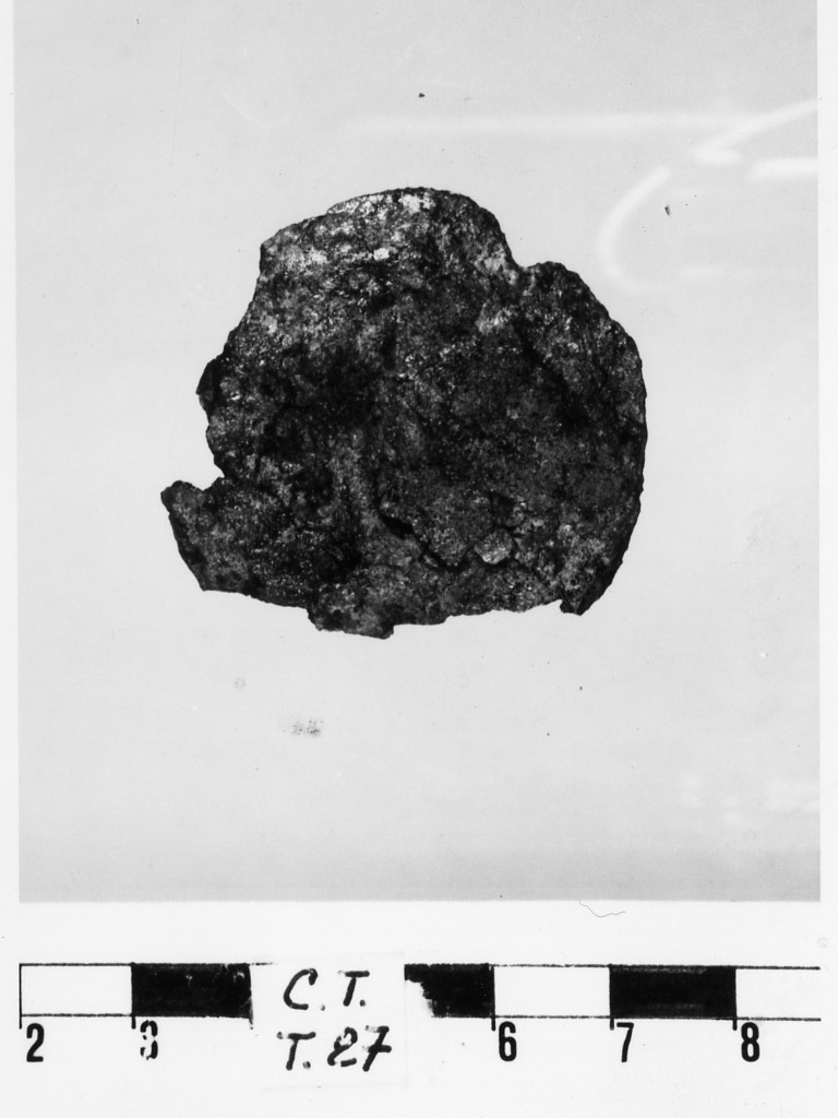 borchia di scudo - deposizione longobarda (prima metà sec. VII d.C)