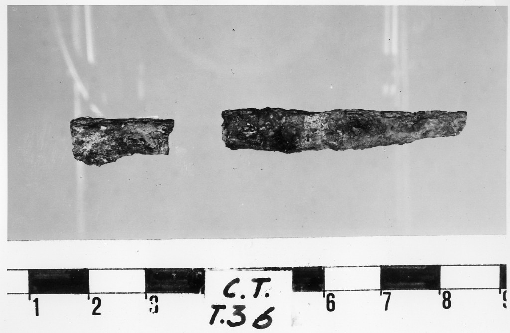 asticella/ frammento - deposizione longobarda (metà sec. VII d.C)