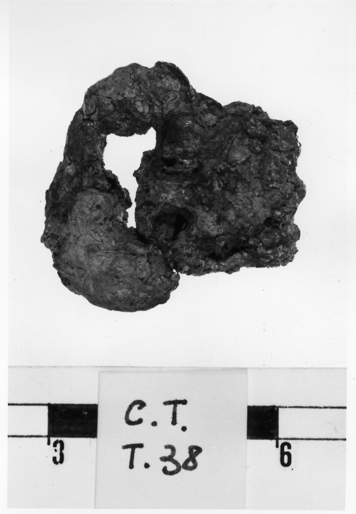 fibbia - deposizione longobarda (sec. VII d.C)
