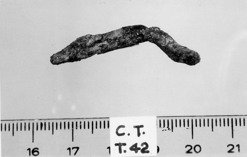 chiodo/ frammento - deposizione longobarda (prima metà sec. VII d.C)
