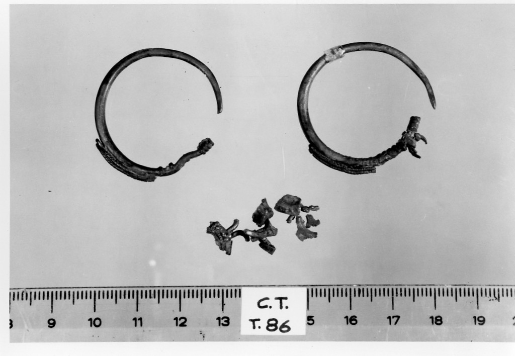 orecchini - deposizione longobarda (metà sec. VII d.C)