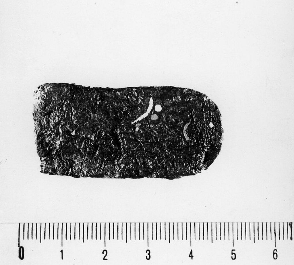 cintura/ puntale - deposizione longobarda (prima metà sec. VII d.C)