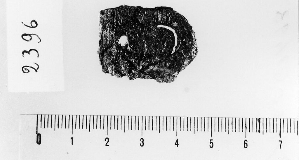 cintura/ puntale secondario - deposizione longobarda (prima metà sec. VII d.C)