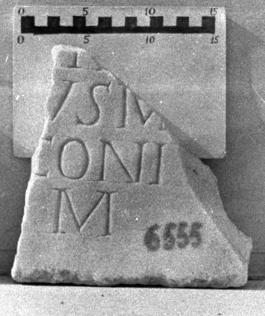 lastra iscritta (secc. III d.C.-IV d.C)