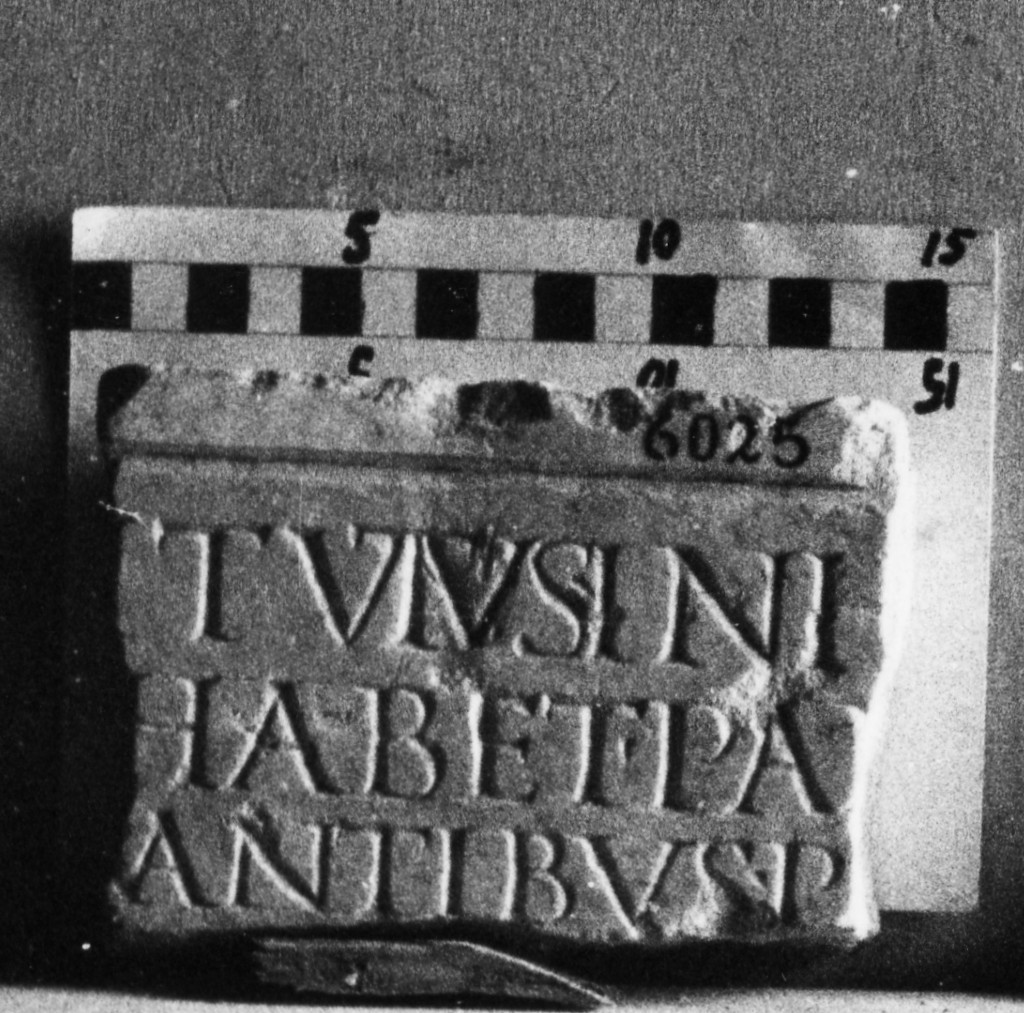 lastra iscritta (secc. II d.C.-III d.C)