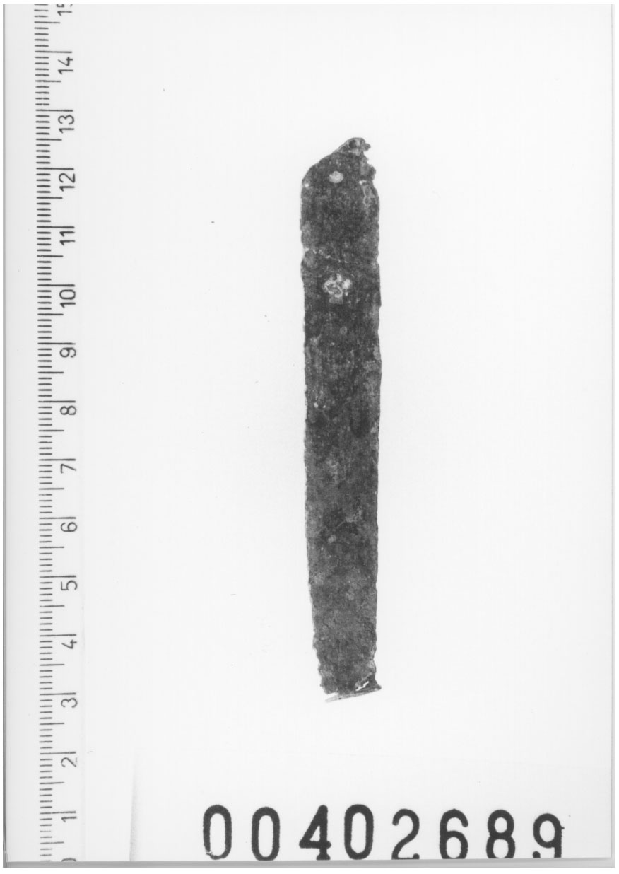 Figura antropomorfa (Lamina) (Fine VI a.C, V a.C)