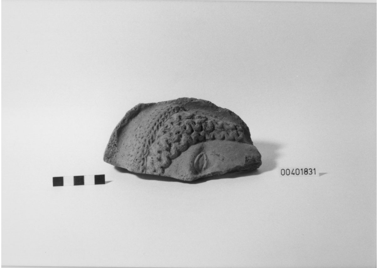 Figura femminile (testa/ votiva, femminile) - Produzione locale (III a.C)