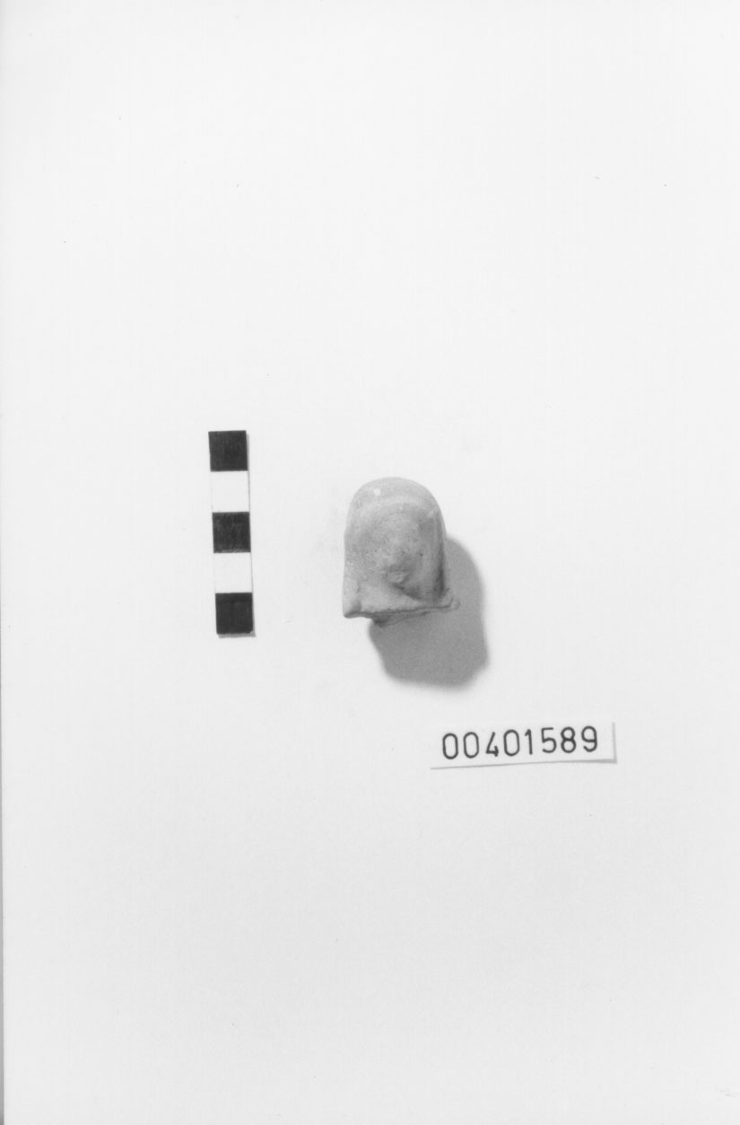 Figura femminile (statuetta/ votiva, testa) - produzione locale (II a.C)