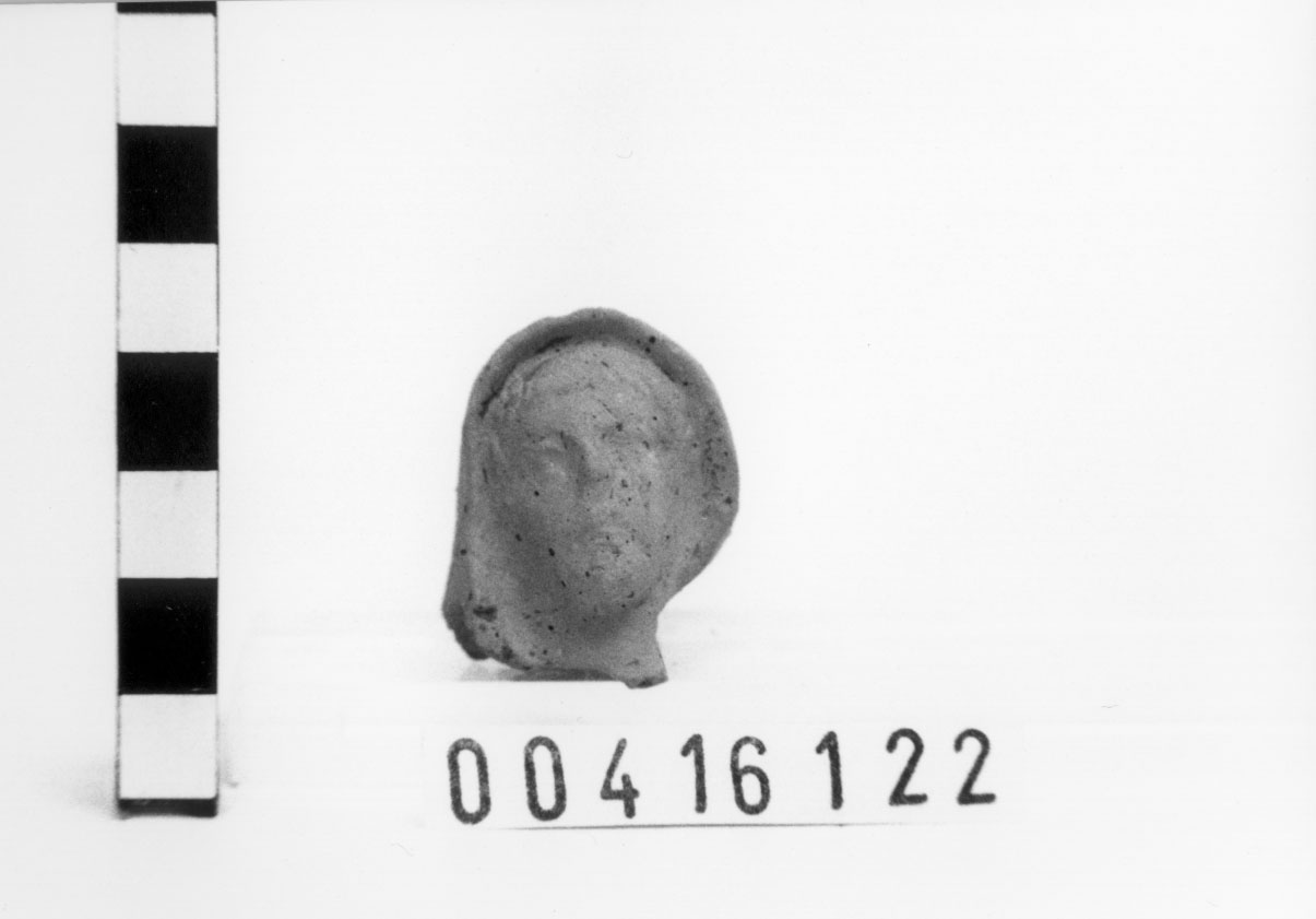 Figura maschile (statuetta/ votiva, testa) (II a.C)