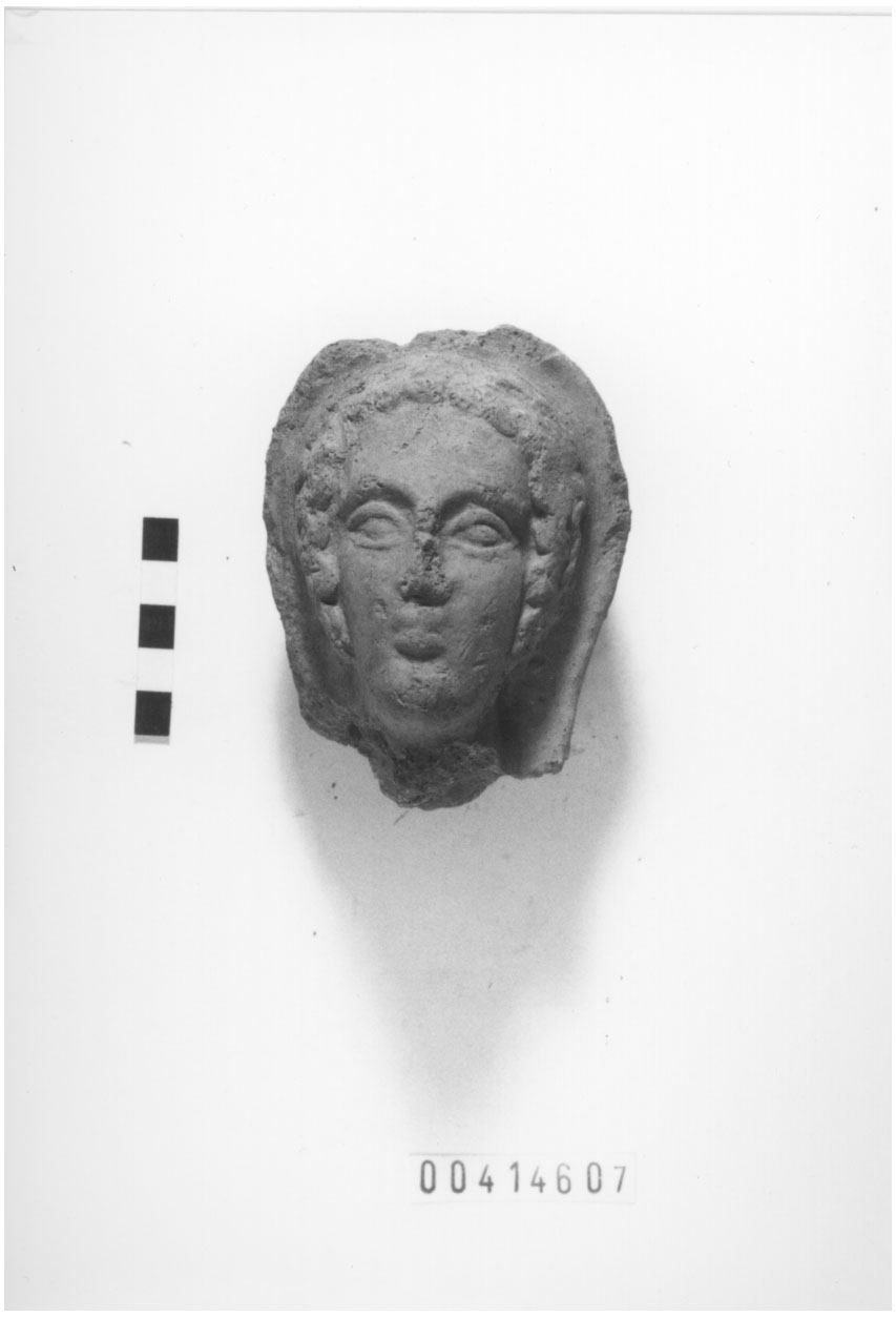 Figura femminile velata (Testa votiva) (III a.C)