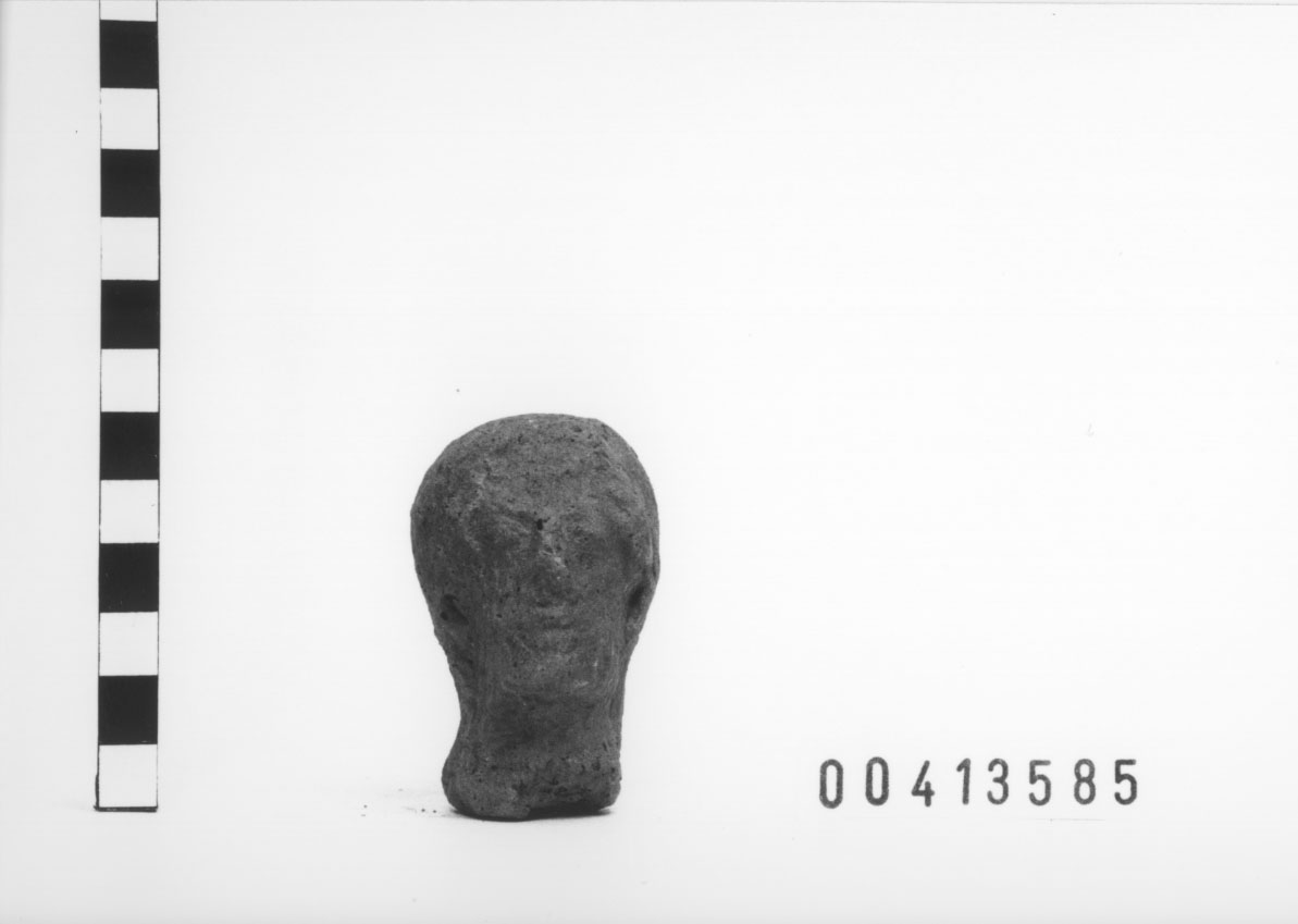 Figura maschile (Testa votiva) (Fine IV a.C, III a.C)