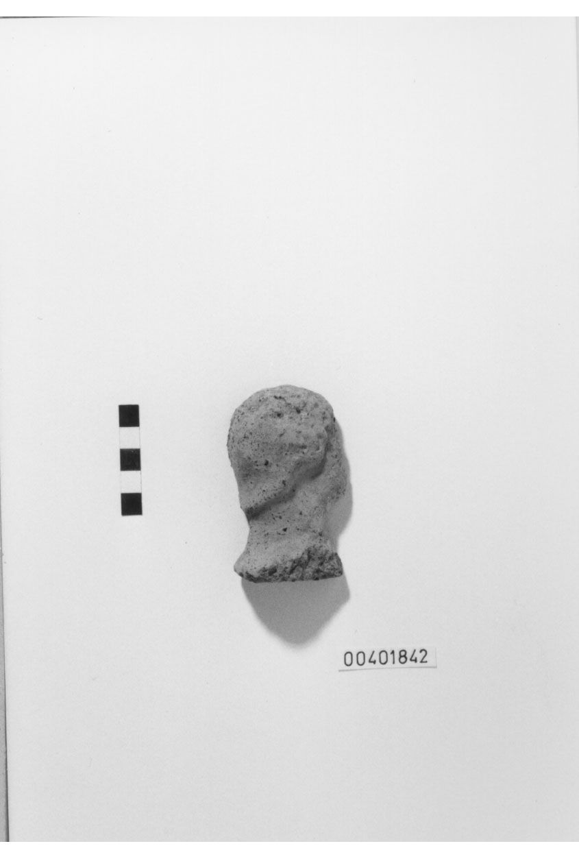 Figura maschile (Mezza testa votiva) (Prima metà V a.C)