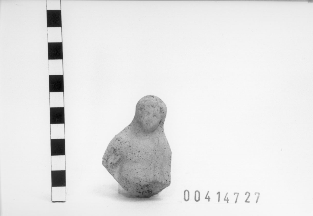 Figura maschile togata (Statuetta votiva/ frammento) (Fine IV a.C, III a.C, II a.C)