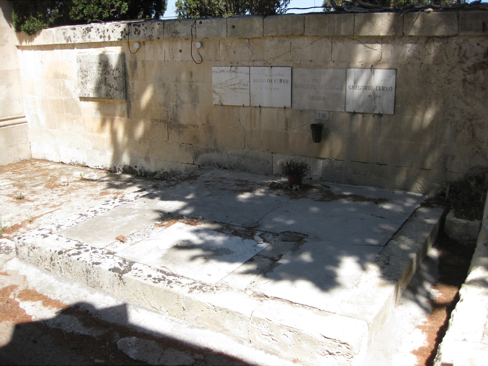 Famiglie Buda, Cervo e Verderamo (tomba, tomba pavimentale a fossa) - Lecce (LE) 