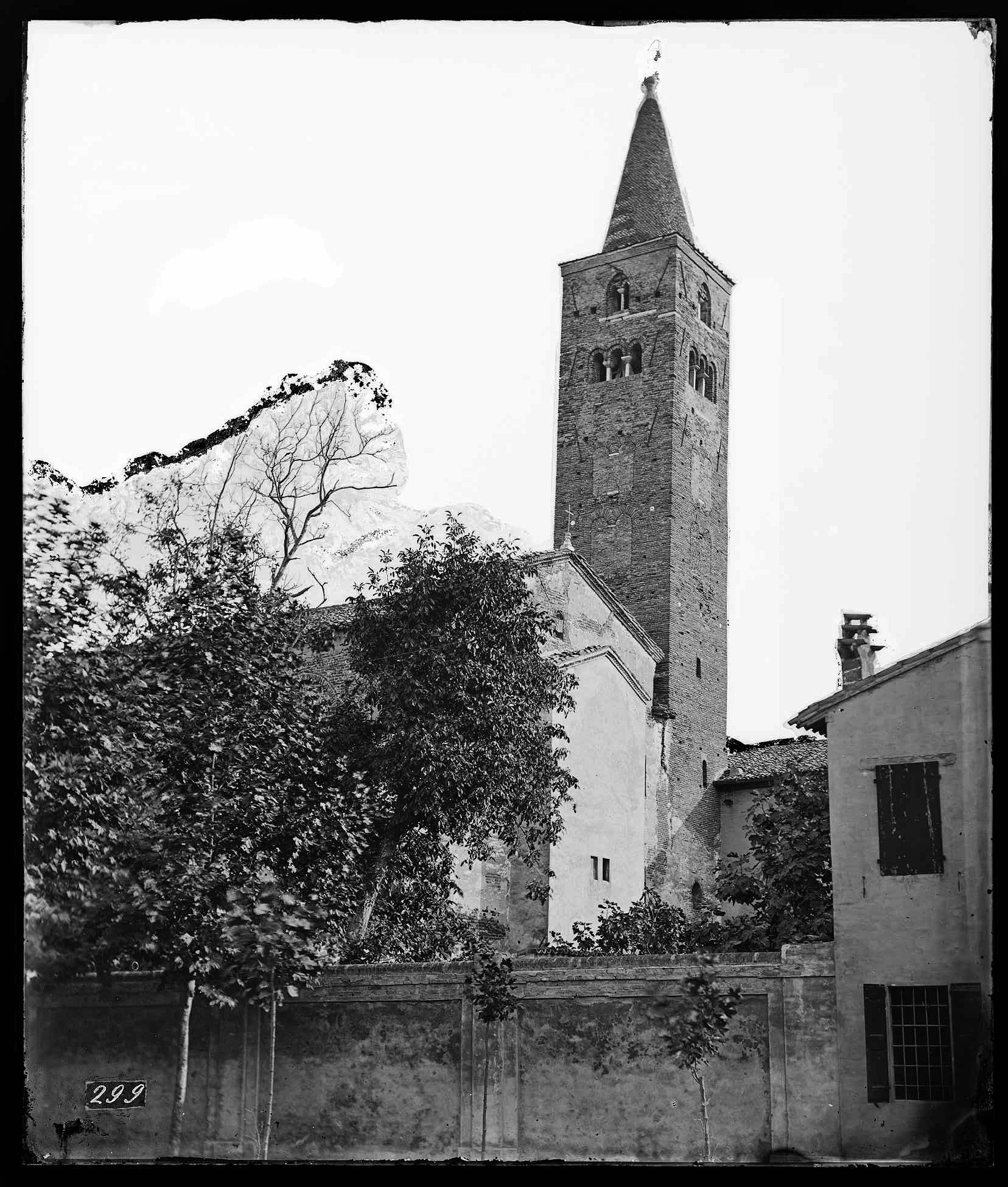 Italia - Emilia-Romagna - Ravenna - Basilica di San Giovanni Evangelista (negativo) di Ricci, Luigi (XIX)