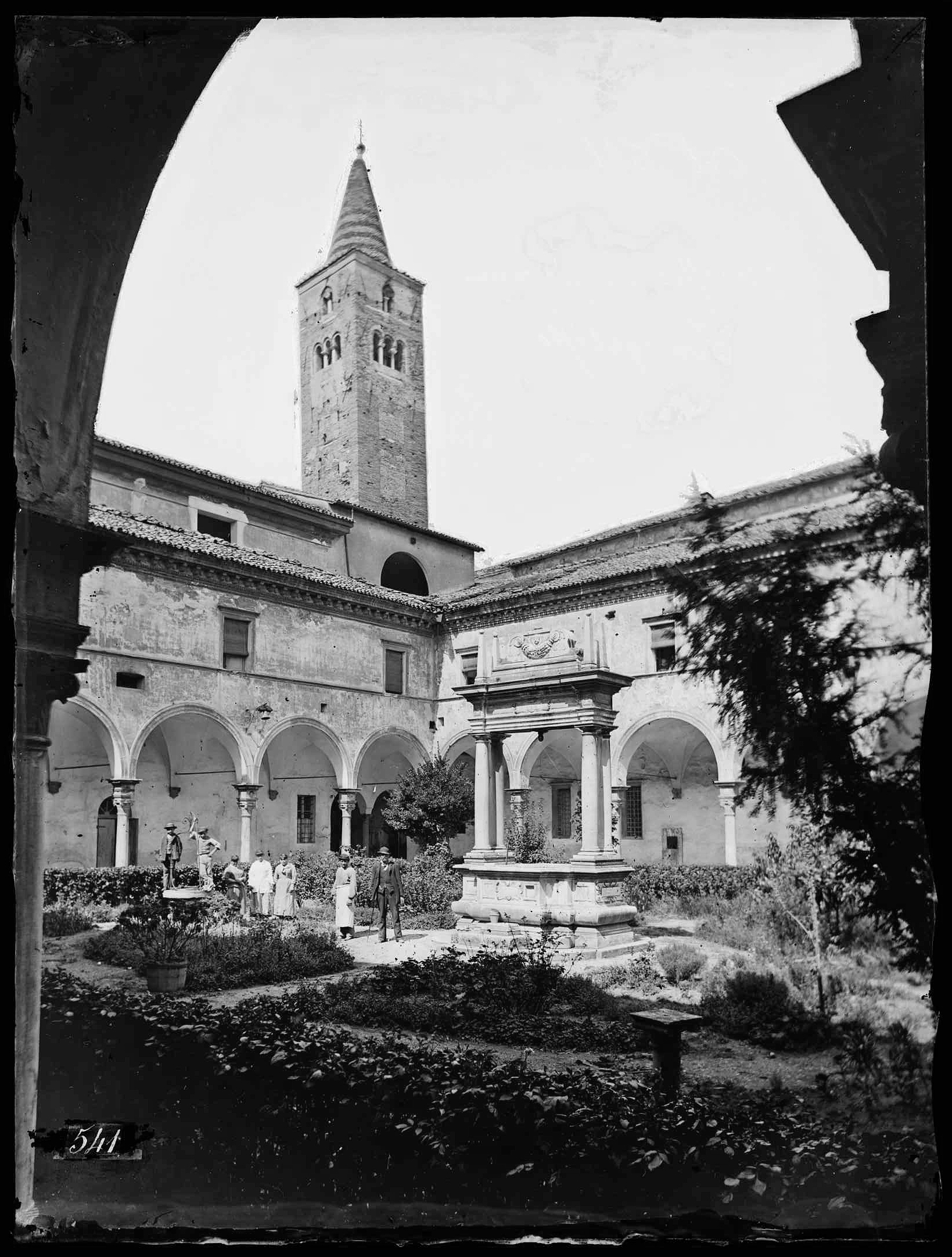 Architettura sacra - Chiese - Conventi - Chiostri (negativo) di Ricci, Luigi (XIX)