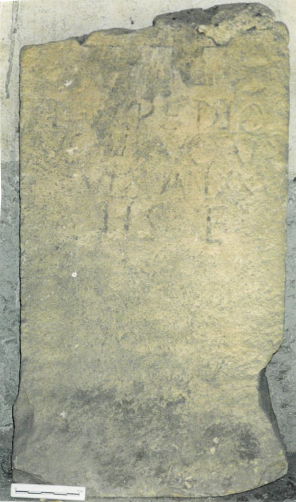 stele funeraria - ambito latino (sec. I d.C)