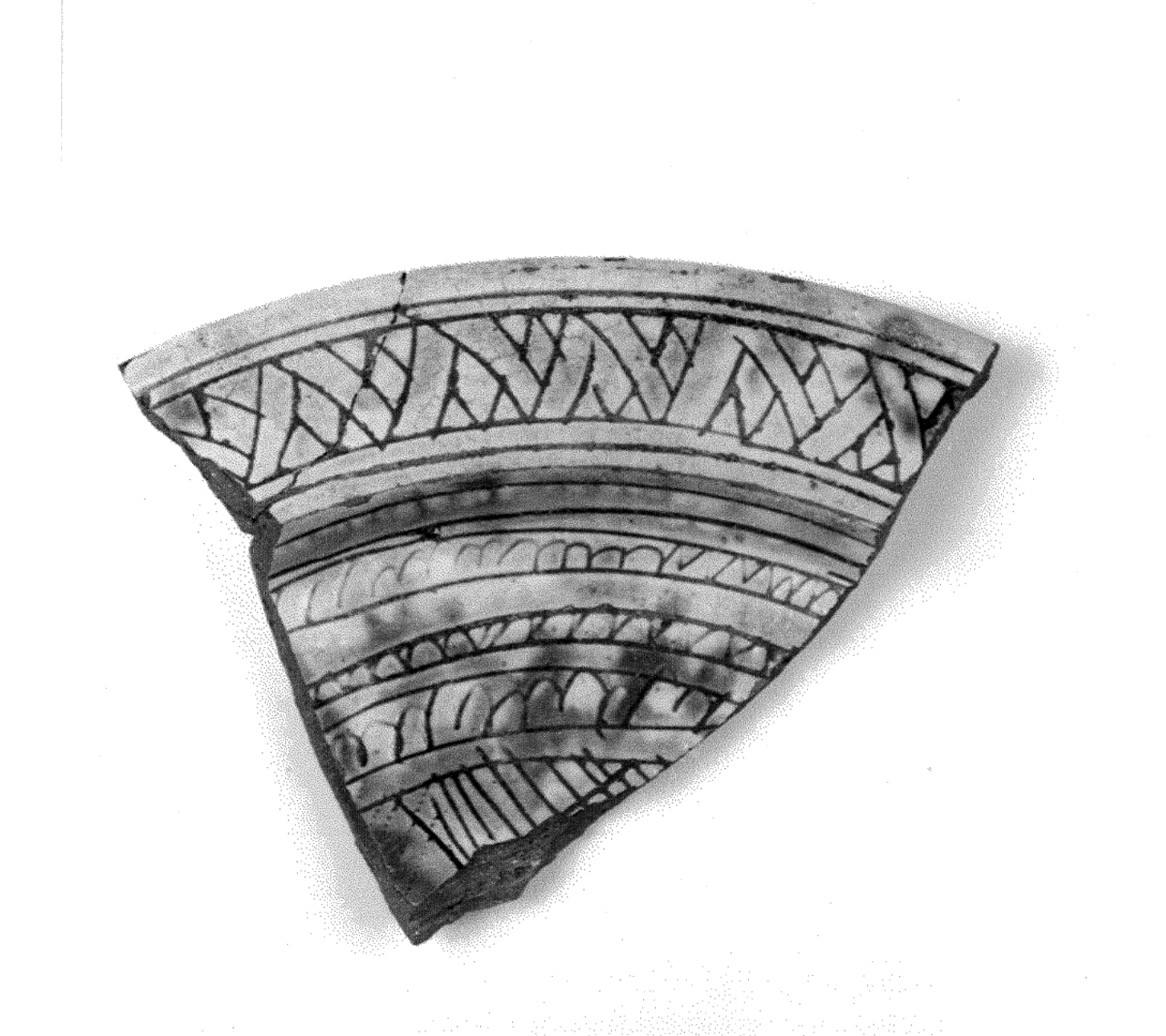 parete e tesa di bacino - manifattura veneta (fine/ inizio secc. XV/ XVI d.C)