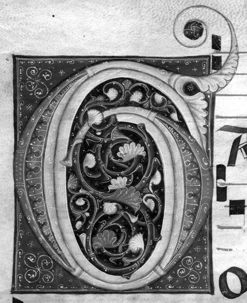 lettera G (miniatura) - ambito fiorentino-aretino (sec. XIII)