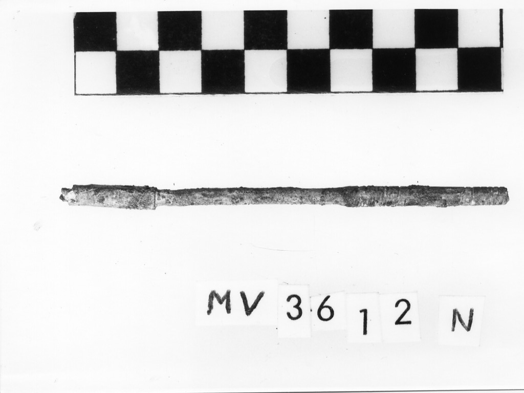 spillone/ frammento, tipo Arnoaldi - ambito villanoviano bolognese (inizio/ inizio secc. VIII-VI a.C)