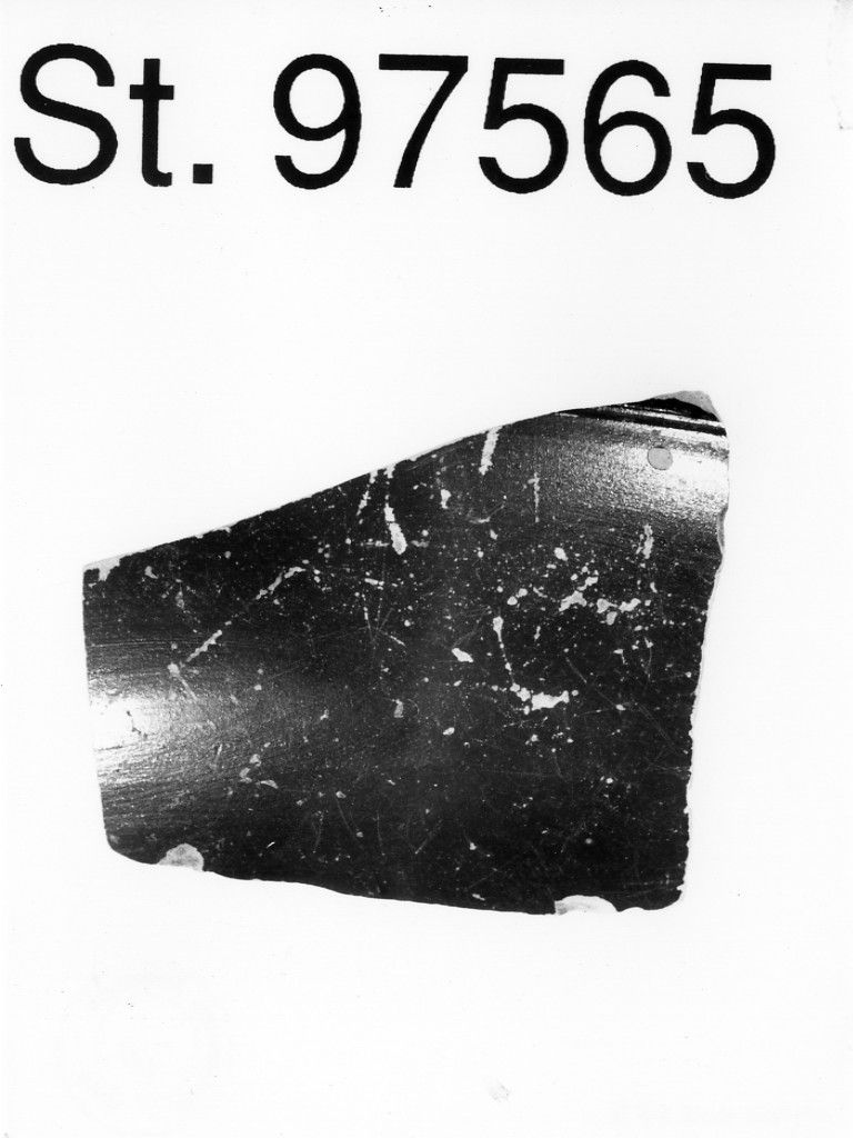 oggetto in ceramica non identificabile/ frammento - produzione volterrana (fine secc. IV-III a.C)