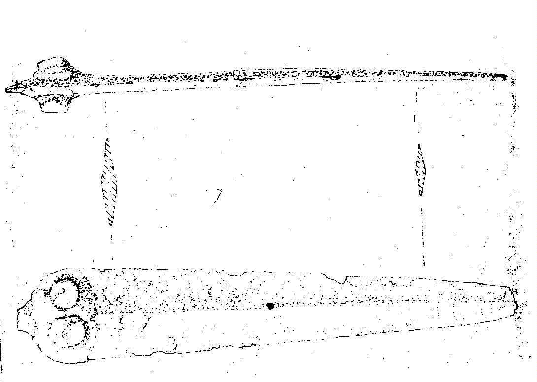 pugnale - tarda età del Bronzo (sec XIII a.C)