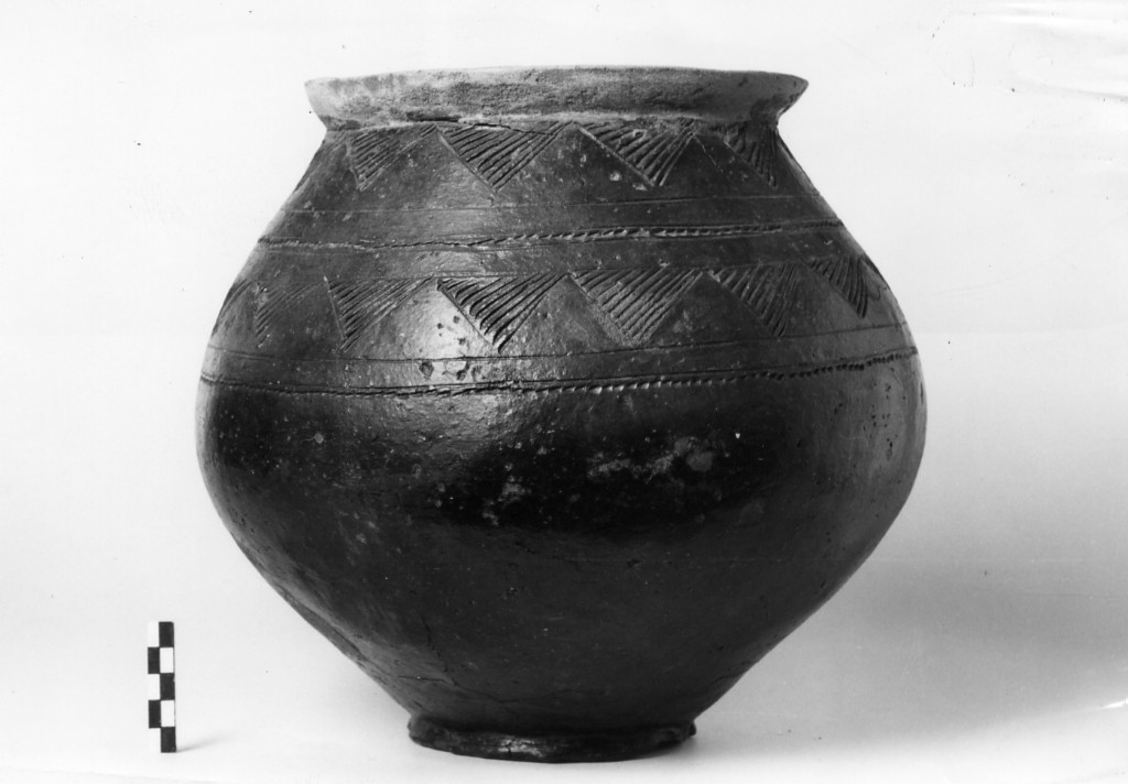 urna biconica - Cultura di Golasecca fase I-C (sec. VII a.C)
