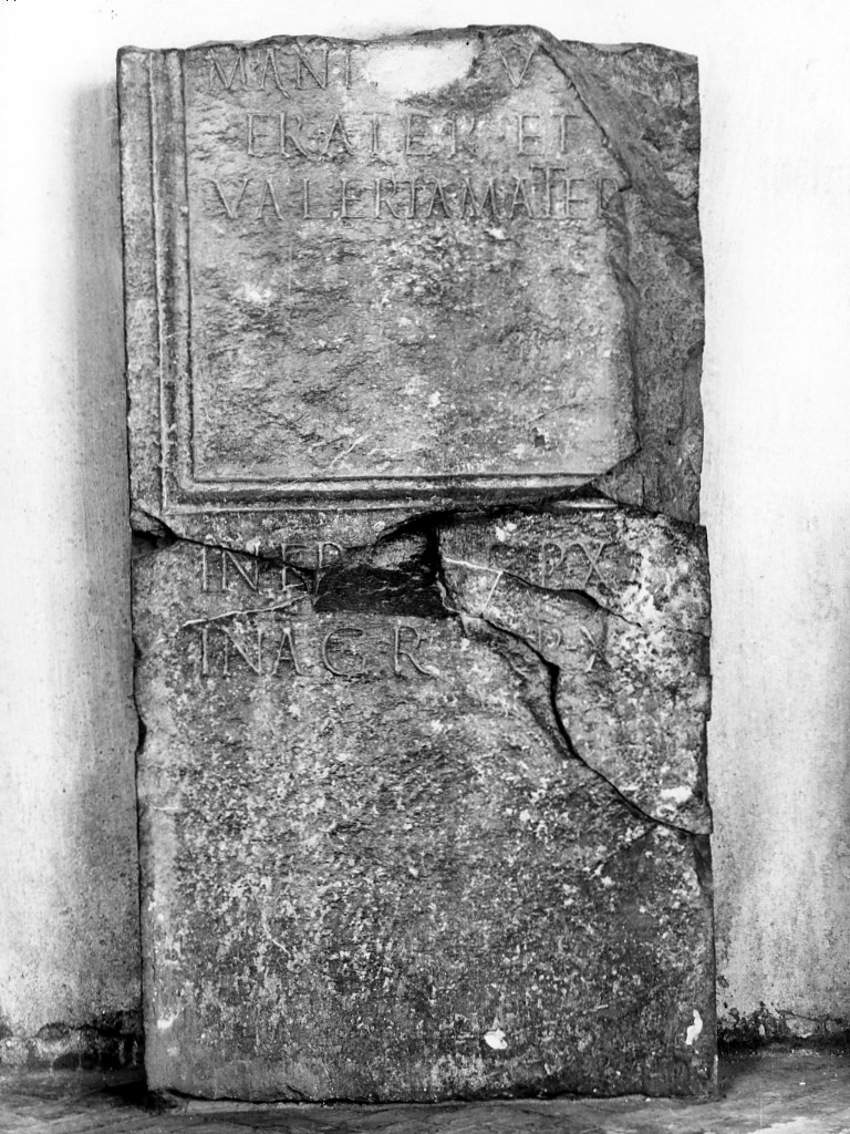 stele funeraria (seconda metà sec. I d.C)