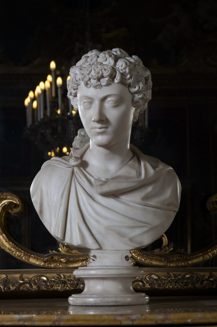 Marco Aurelio (scultura - mezzobusto, opera isolata) di Collino Ignazio (metà sec. XVIII)