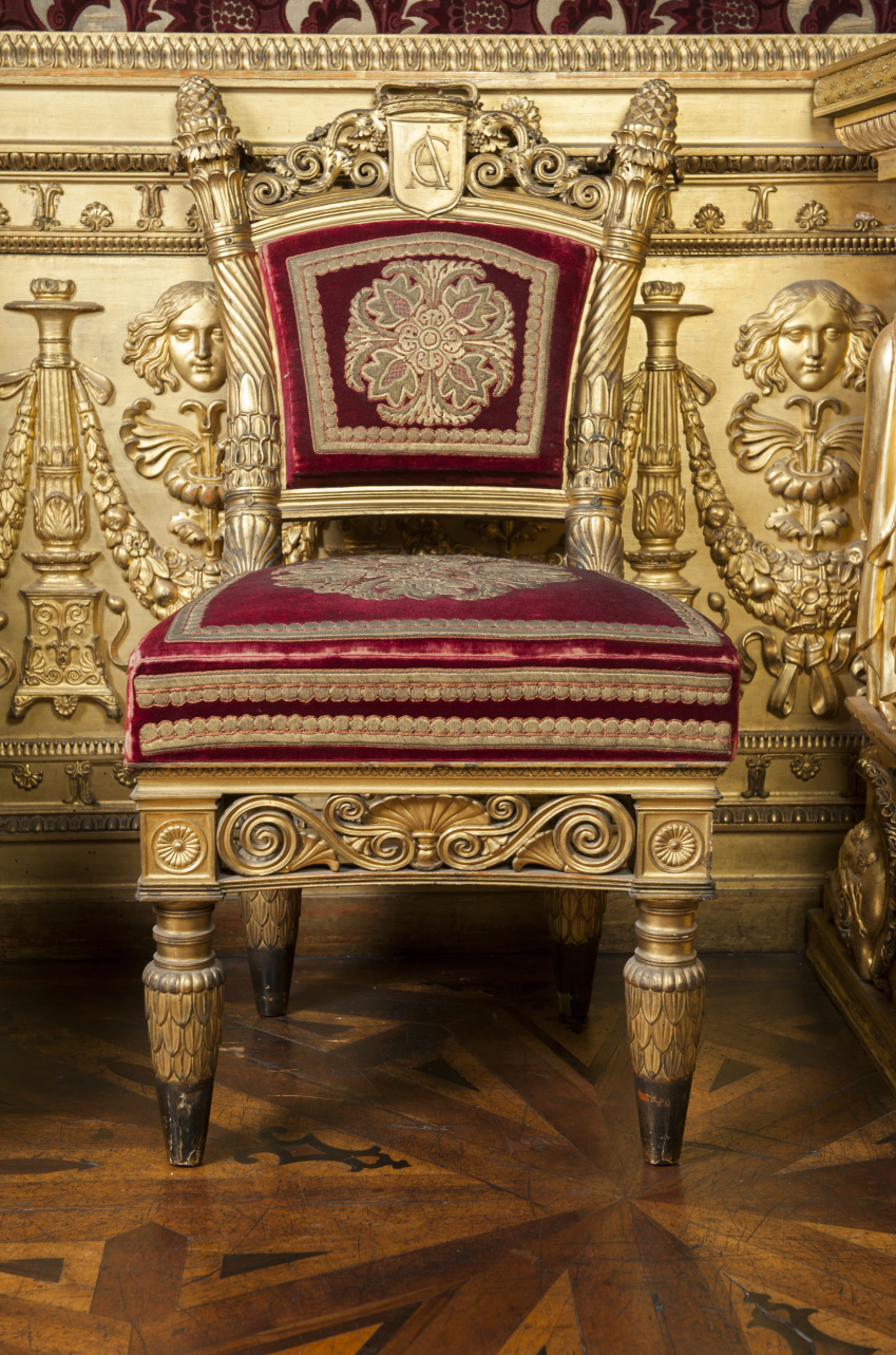 sedia, serie di Capello Gabriele detto Moncalvo (attribuito) - ambito piemontese (secondo quarto XIX)