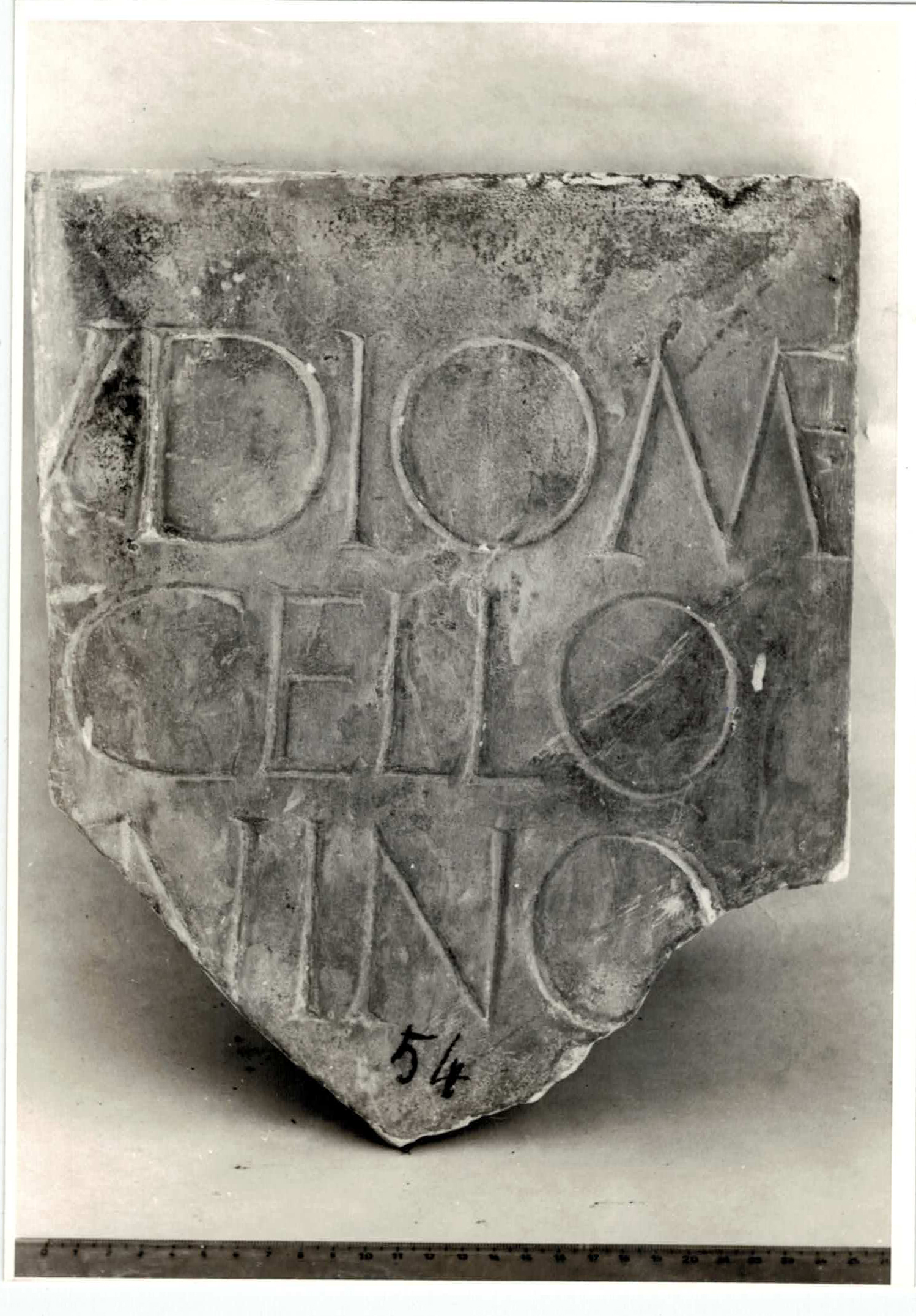 iscrizione, onoraria - età romana imperiale (prima metà I d.C)