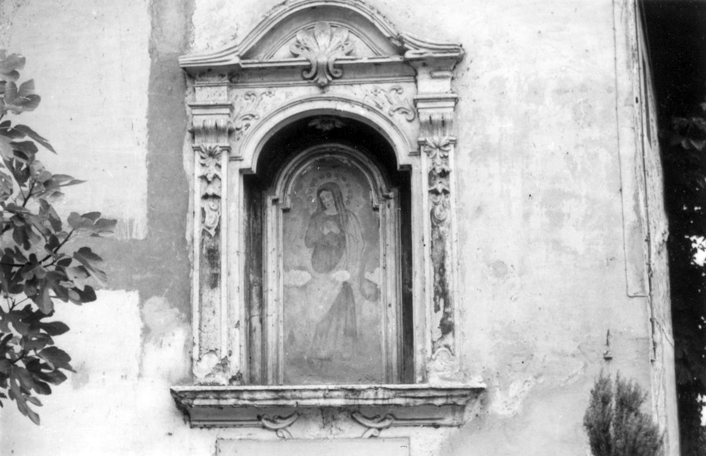 Madonna che sconfigge Satana (edicola) - ambito lombardo (sec. XVII)