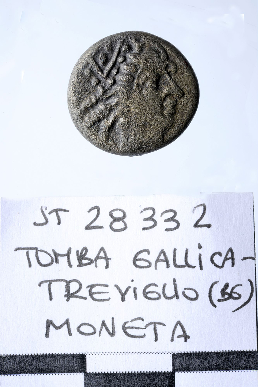 moneta, Dracma celtica - Tardo La Tène (metà I a.C)