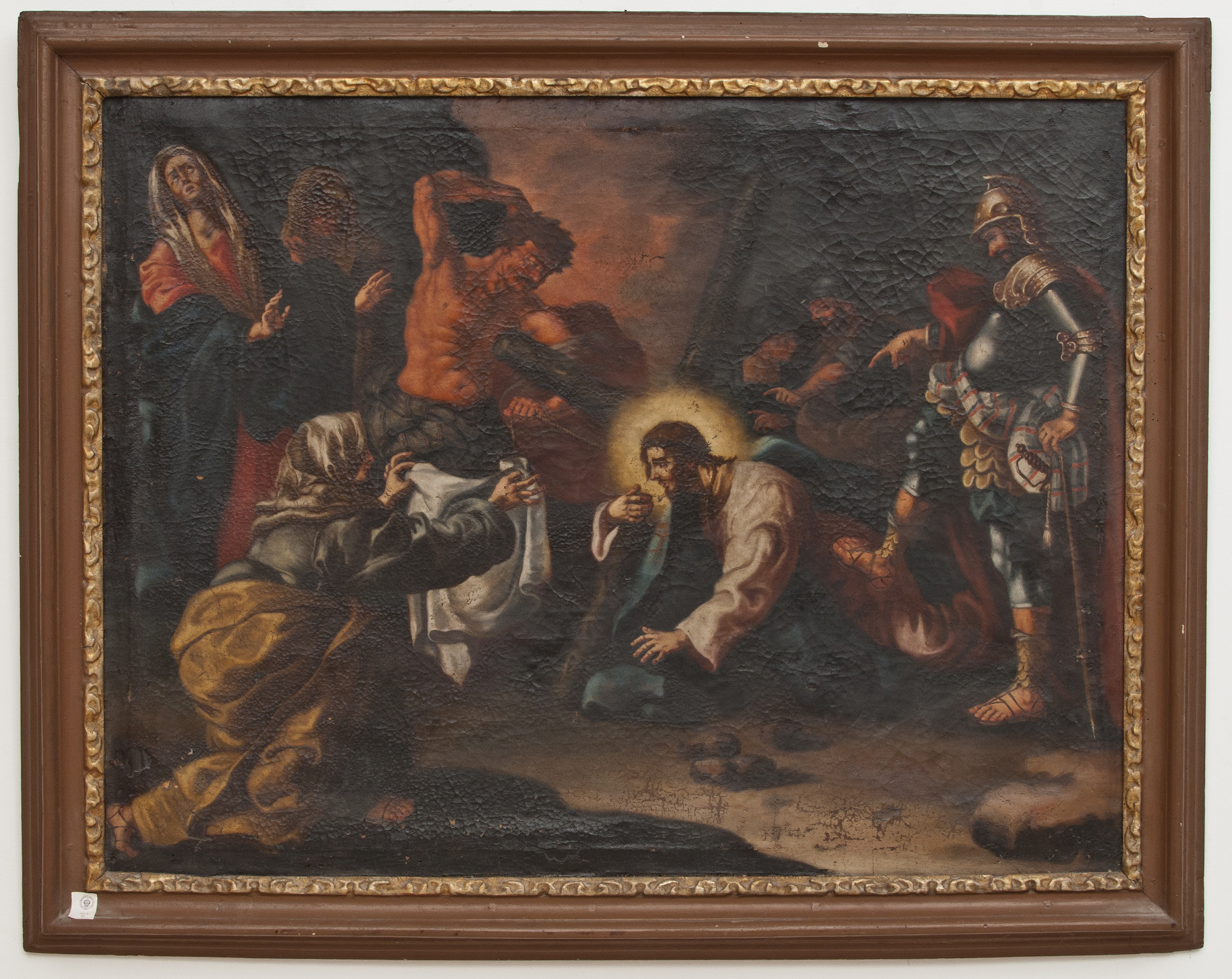GESU’ ASCIUGATO DALLA VERONICA (dipinto - dipinto su tela, opera isolata) di Ignoto (maniera) - ambito Italia meridionale (XVIII)