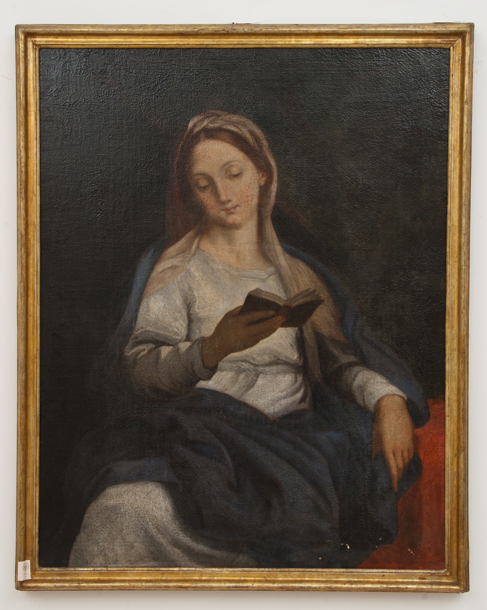 MADONNA DELLA LECTIO (dipinto - dipinto su tela, opera isolata) di Ignoto (maniera) - ambito Italia meridionale (XVIII)