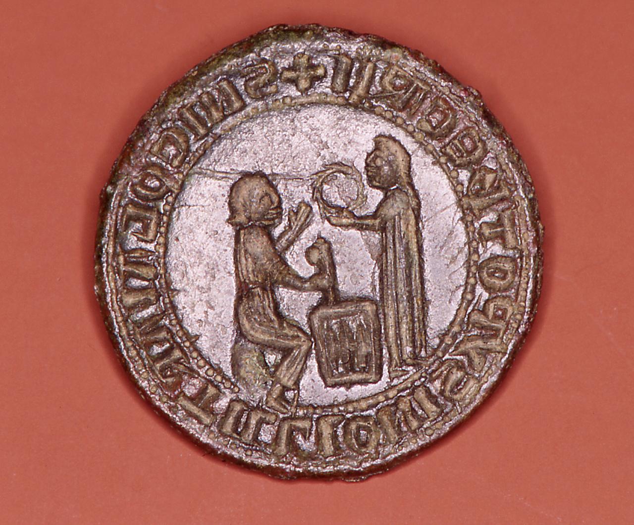 segno notarile (matrice di sigillo) - bottega Italia centrale (?) (sec. XIV)
